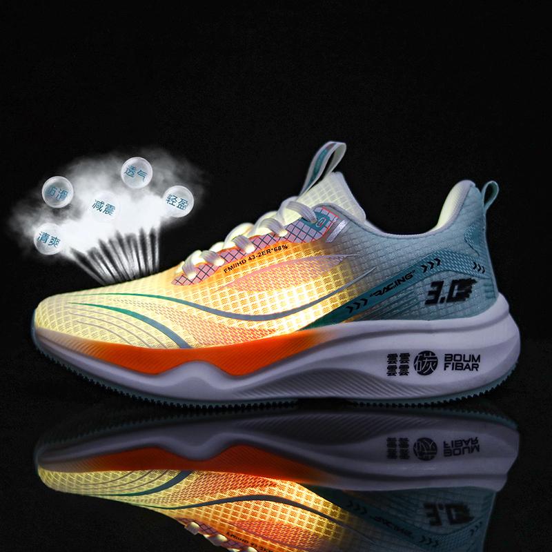 Oulylan Men Casual Sport Shoes Breathable Lightweight Sneakers Outdoor Mesh Running Shoes Athletic Jogging Walking Shoes