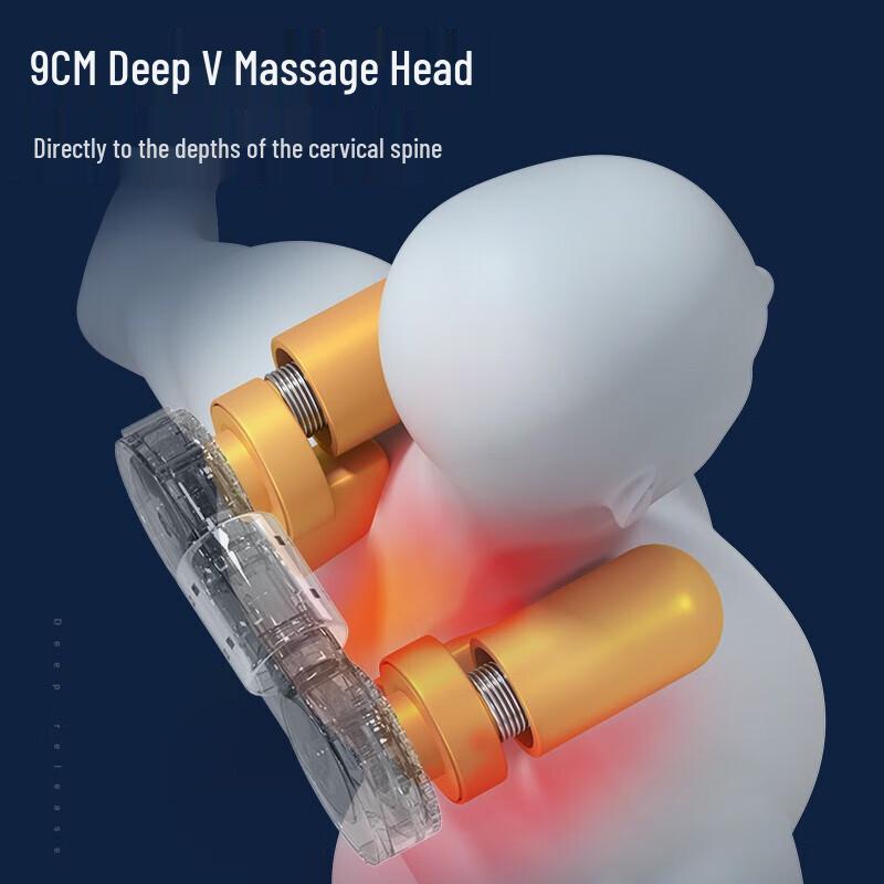 AUX Ergonomic Multi-Region Kneading Massage Pillow