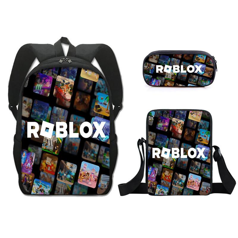 Roblox Kids Backpack Set With Lightweight Oxford Fabric For School And Study Use