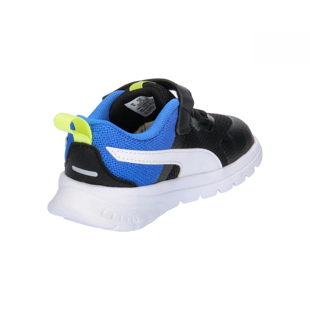 Puma Evol Blanc Mesh Sneakers 2022 Puma Blue Size Cm AC+INF Kids' (386240), Fall/Winter Colorway, Black/Puma White/Victoria (04), 12.0