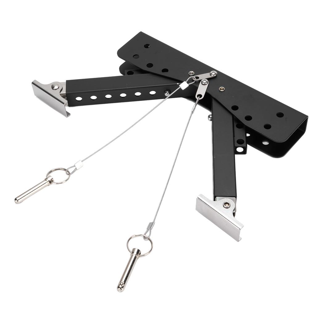 RV Step Stabilizer Kit Adjustable Height 2.8 11.4 Inch Foldable Enhanced Stability for Travel Trailer Fifth Wheel