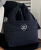 Dearmydeer Waterproof) Padded Tote Bag_Black