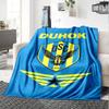 DUHOK SC Logo Print Flannel Blanket High Quality Warm Comfortable Cover for All Seasons Perfect for Gifts Home Decor