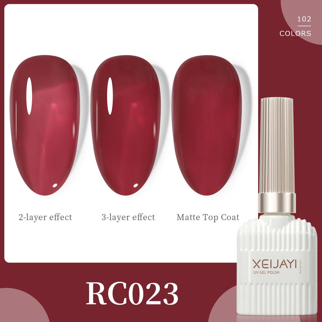 New Trendy 102 Colors of Long-lasting Gel Nail Polish for Women, Suitable for Professional Nail Salons.