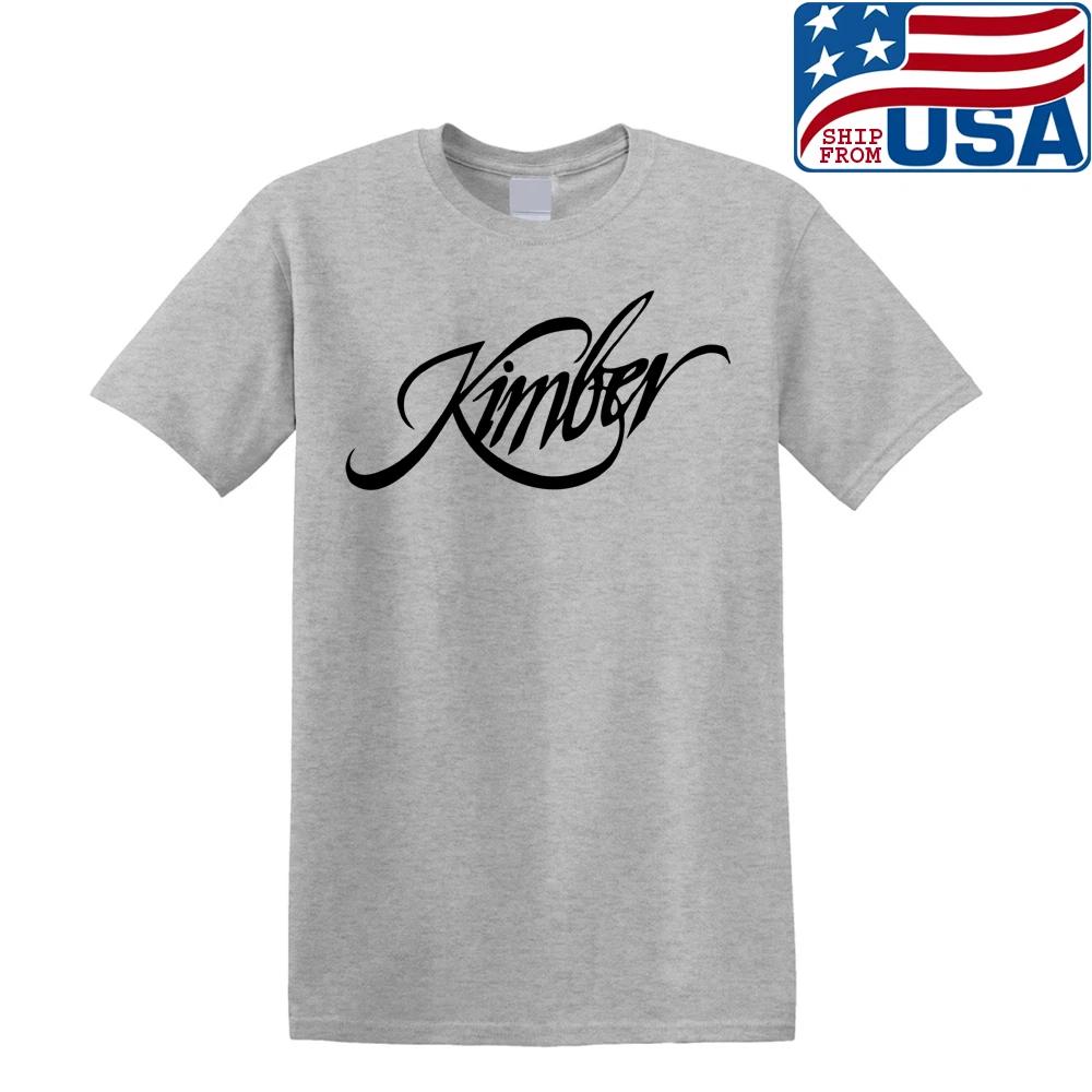 Kimber Guns Firearms Men s Grey Size S to 5XL XL