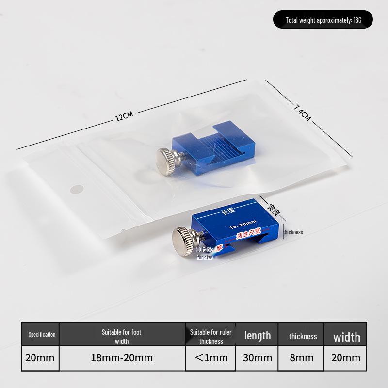 

Dual-System Steel Scribing Ruler: Metric & Imperial Mobile Slider for Woodworking