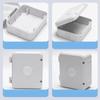 Waterproof CCTV Camera Box White Power Supply Cable Box New Electrical Junction Box  Outdoor