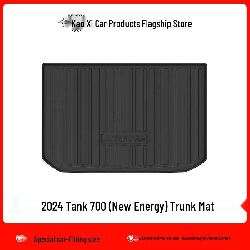

2024 WEY Tank 700 NEV TPE Водонепроницаемые Коврики для Пола и Поддон в Багажник