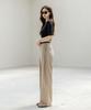 Peulenchisikeu [Classic Ver.] [Life 360] [3-Fold Length] Belle Époque Folding Pintuck Wide Slacks_F6H448Sl (A Type)