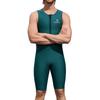 Herren 2mm Neoprenanzug Overall Ärmellos Reißverschluss vorne Einfarbig Body Schnorcheln Surfen Tauchen Badebekleidung