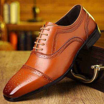 Scarpe Oxford Scarpe Formali di Lusso per Uomo Intaglio Artigianale Scarpe Brogue Scarpa da Matrimonio di Lusso Uomo Ufficio Business Pelle Oxford