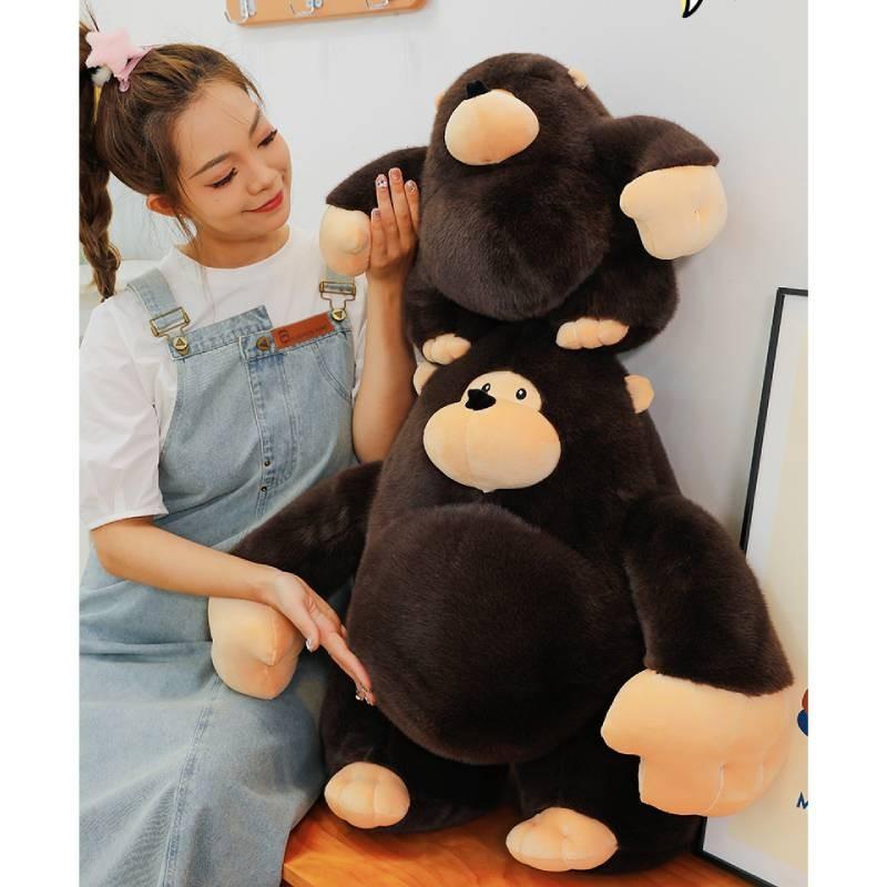 Gorilla Animal Plush Toy Cartoon Stuffed Doll Room Sofa Decoration Kids Gift