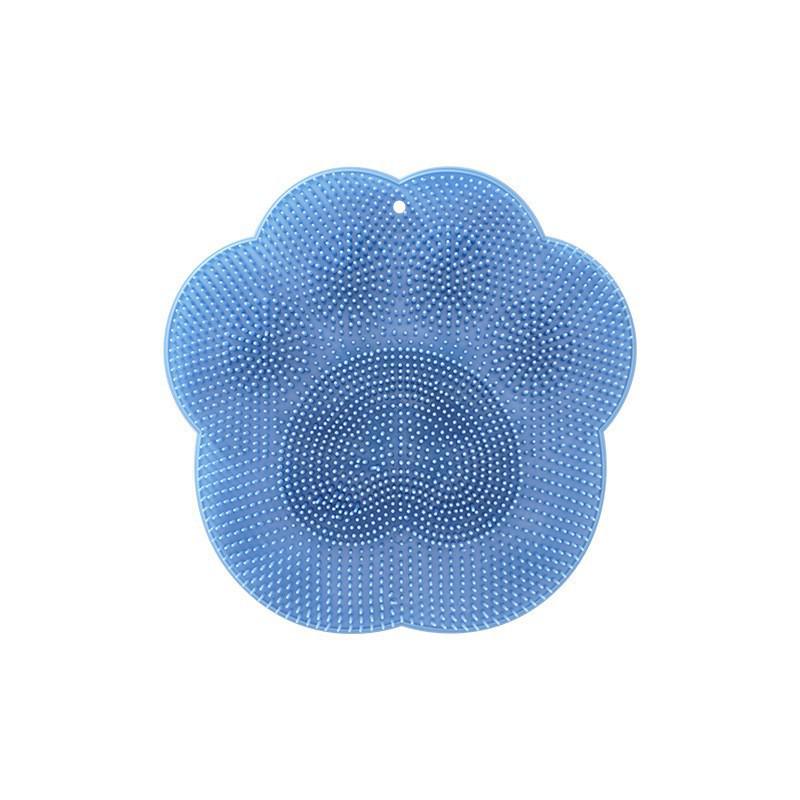 Large Suction Cup Foot Scrubber & Exfoliating Pad for Shower & Bath
