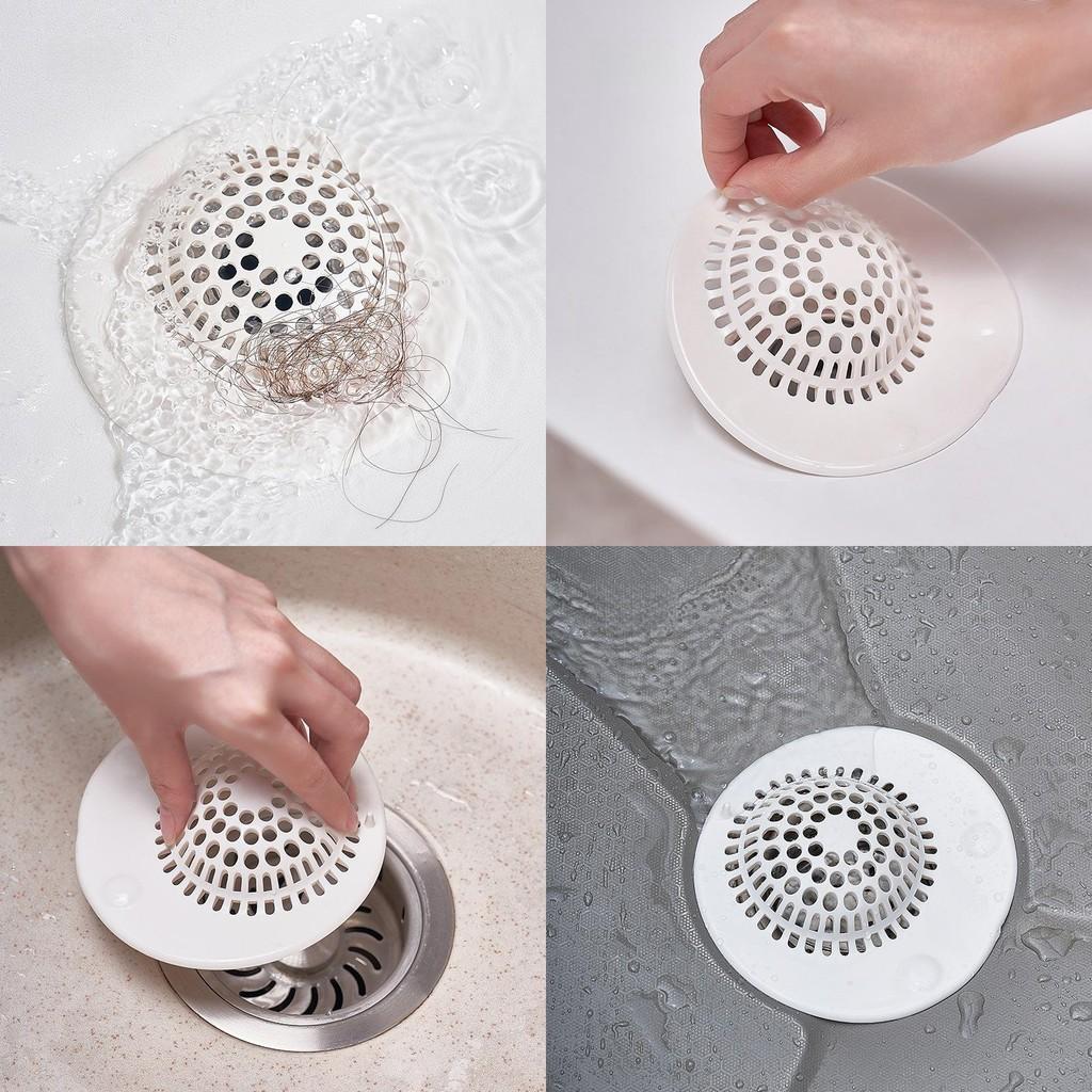 Bathroom Floor Drain Hair Filter Suction Cup For Home Drain Anti Blocking