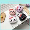 Adorable Cartoon Rabbit Pu Leather Shoulder Bag For Girls Cute Toddler Purse