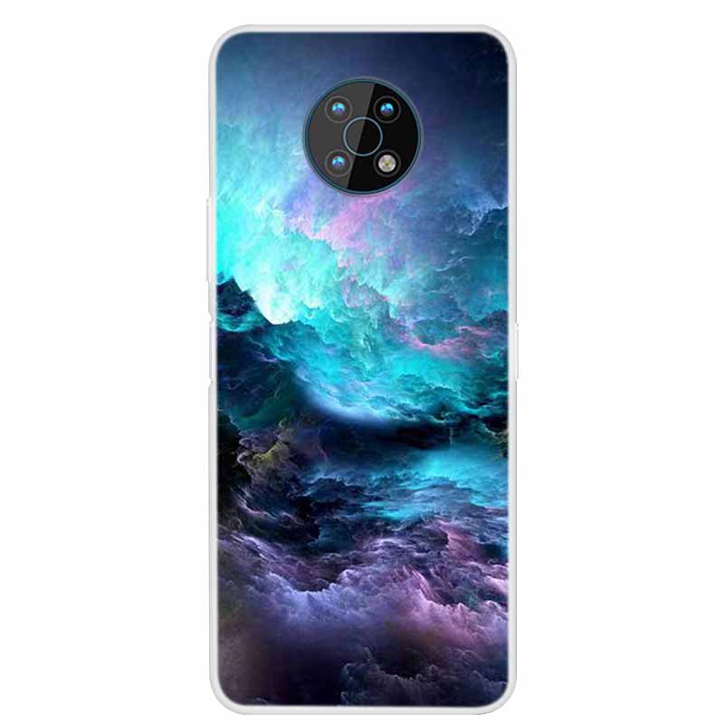 For Nokia G50 Cases G20 G10 G300 Clear Marble Soft Silicone Phone Cases for Nokia G50 5G Back Covers Bumper For NokiaG20 G 50 5G