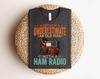 Ham Radio Shirt, Vintage T-Shirt, Old Man Tee, Father's Day Gift, Gift for Grandpa, Unique Gift, Radio Lover, Old School, Gift for Him