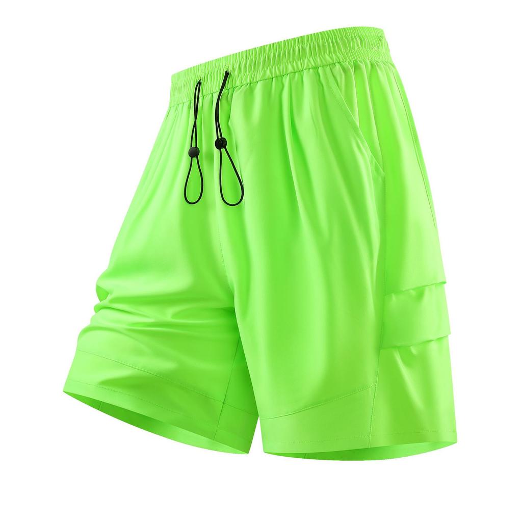 Dingmao Summer Men's Plus Size Shorts, Loose Five Inch Beach Pants, Sports Quick Drying Breathable Thin Men's Pants