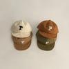 Baby Hat Spring and Fall Soft Brim Korean P Letters Embroidered Foreign Atmosphere Duck Tongue Hat Infant Baby Ins Baseball Cap