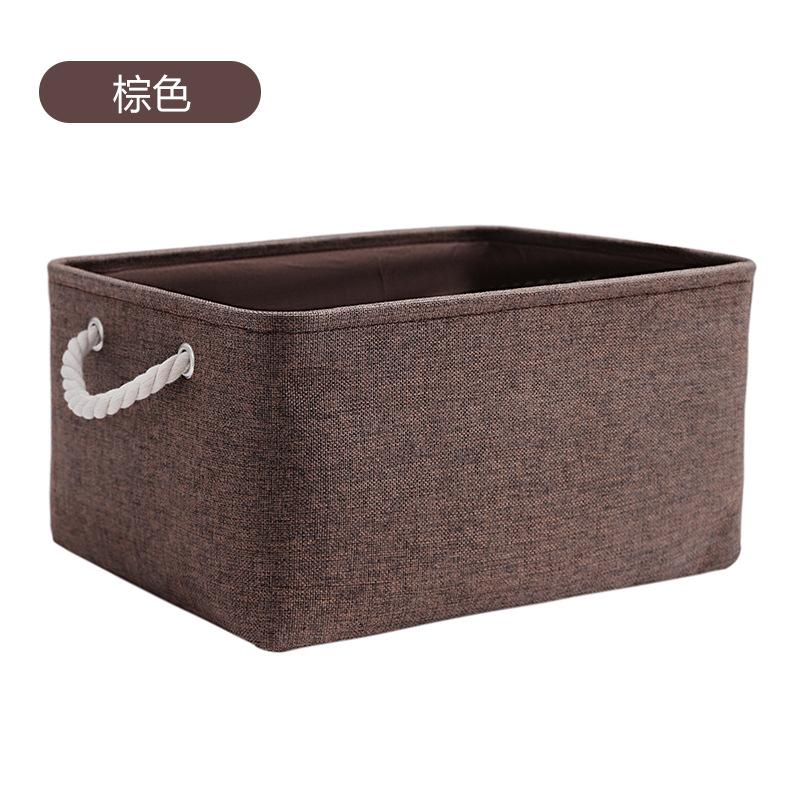 2025 New 8/15/27L Large Capacity Folding Storage Basket Fabric Clothes Storage Box Toy Storage Box Saves Space