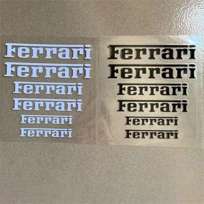 6KS/Sada Samolepky na brzdové třmeny Ferrari Znak na auto Brzdy Dekorativní samolepky Pro Ferrari 308 GT4 328 GTB GTS F355 360 Příslušenství