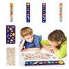 Wooden Space Planet Puzzles Montessori Toys For Kids Educational Jigsaw Tray For Science Learning