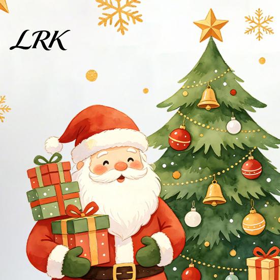 Indoor Outdoor Holiday Accents Cartoon Christmas Window Sticker, Removable Santa Snowman Tree Decal, Waterproof Home Decor Static Cling PVC