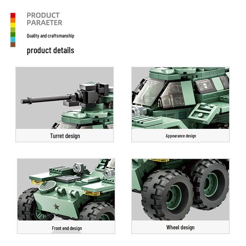 Wange Building Blocks: Articulated High-Mobility Armored Reconnaissance & Air Defense Vehicle 3514