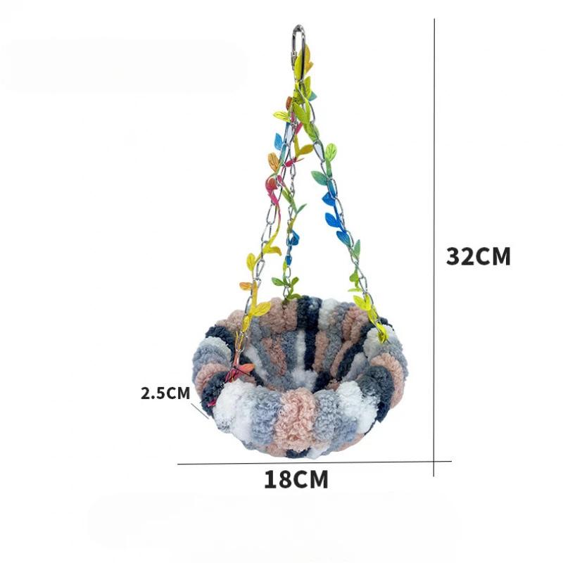 15/17cm Labubu Doll Hammock Swing Colorful Hanging Bed Accessories, Labubu Doll Swing Simple Outdoor Toy for Vinyl Dolls Playground Accessories