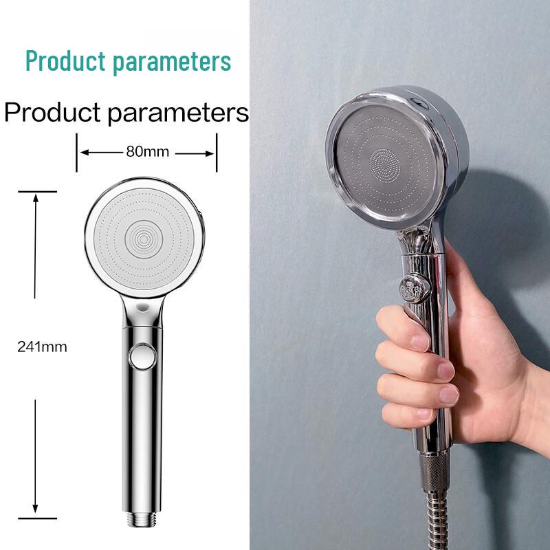 MICOE Pressurized 3-Function Shower Head Set