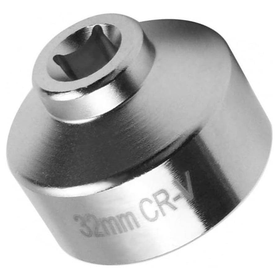 32mm Hex Oil Filter Socket - 3/8" Drive Removal Tool for Automotive Oil Filter Disassembly