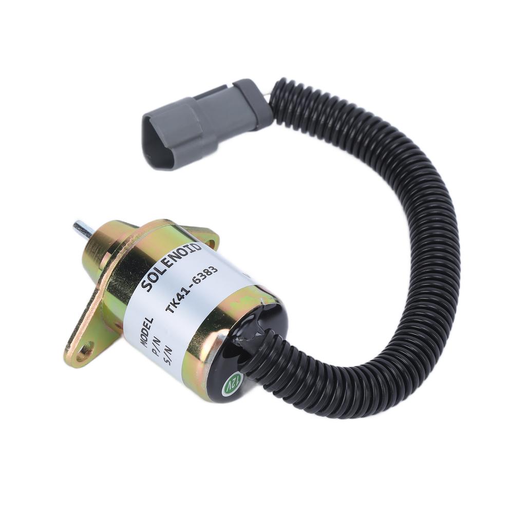 Fuel Stop Shutdown Solenoid 4TNE88 414306 416383 Replacement for Diesel Engines 366 3.66