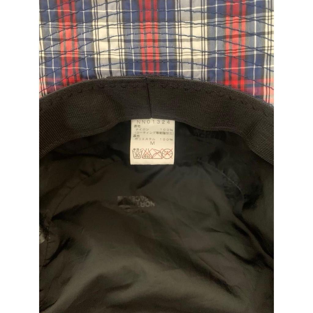Used THE NORTH FACE Check Pattern Bucket Hat with Chin Strap NNO1324 M Size