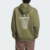 Sweatshirts Men's Dark Olive Green Hooded Moderate Regular IX4912