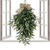 Artificial Olive Wreath Artificial Plastic Plants Fern Vine Festival Wreath Wedding Home Garden Wall Diy Archway Decoration
