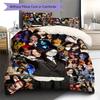 Billie Eilish Pattern Bedding,Quilt Set Quilt Cover Pillowcase Home Birthday Gift (1 * Duvet Cover + 2 * Pillowcase, Without Core)