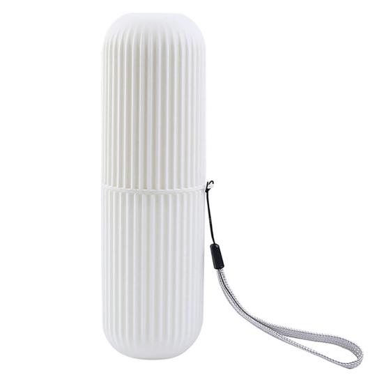 

Портативный дорожный пылезащитный держатель для зубной щетки и зубной пасты, чехол для хранения чашки белый