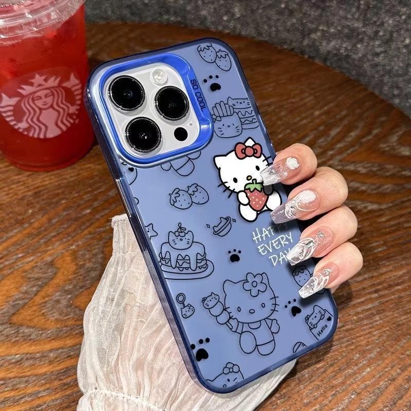 Sanrio Hello Kitty Case for Apple 16 Pro Max, New 14 Plus, Creative 15 Pro Cross-border 12X.