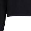 Nike Solid Color Logo Print Pullover Long Sleeve T-Shirt Women Tops Black CJ3475-010