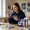 92PCS Hot Kpop Idol Stray Kids Collectible Cards Sticker High Definition Photo Postcards Card Fans Support Gifts L.N LOMO Kid Friendly Entertaining