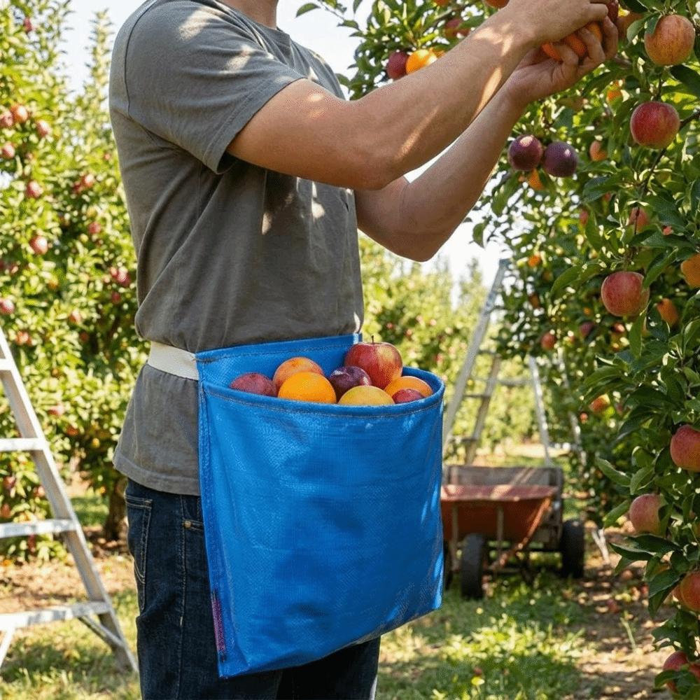 Large Capacity Garden Harvest Apron Wide Opening Vegetable Storage Bags Fruit Picking Bags  Orchard