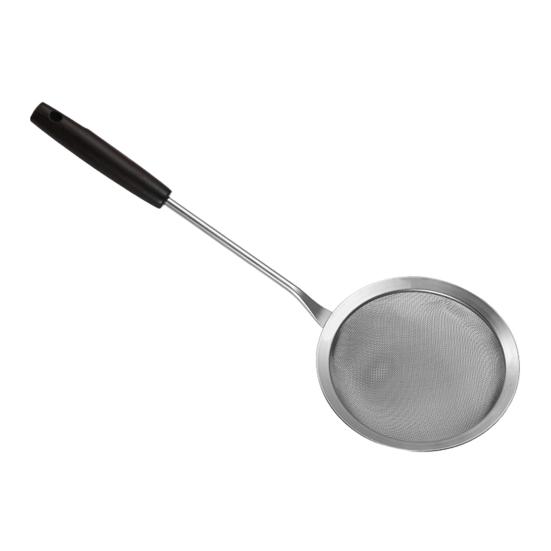 Fine Mesh Strainers Stainless Steel Edge Kitchen Colander Colander with Rounded Sifter for Food Tea Juice