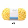 Dyed Yarn for Crocheting Knitting Cotton Yarn for DIY Craft Mixed Color Cotton Yarn for Handmade Hat Crochet Supplies