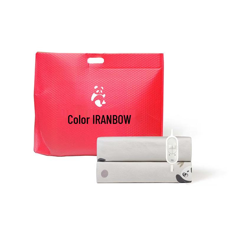 Rainbow Printed Double Electric Blanket with Dual Control & Safety