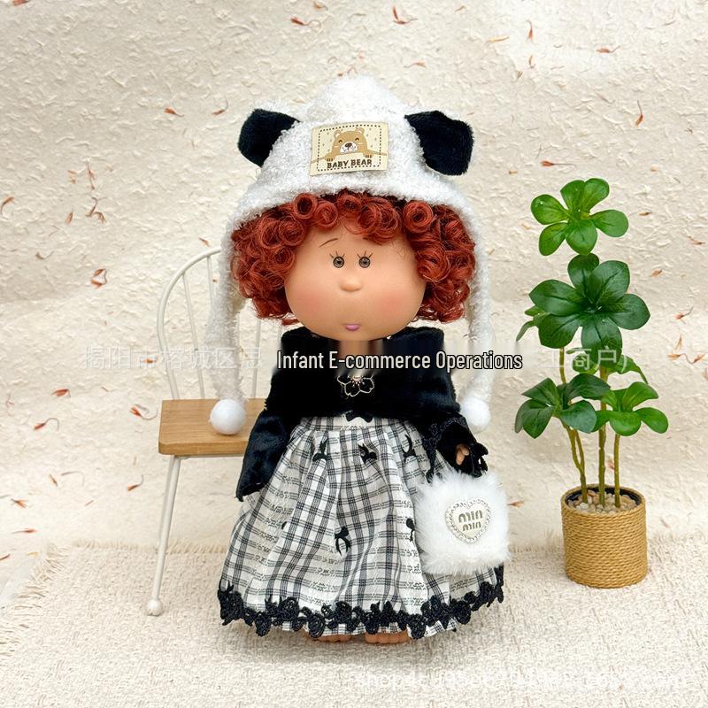 24cm Spanish Mia Potato Doll Dress-Up Set with Plush Outfit