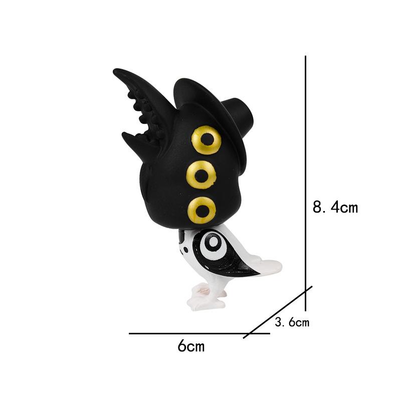 10 Stück Kpop Dämonenjäger Figur PVC Modell Anime Figur Sammlung Statue Schreibtisch Dekoration Puppen Kinderspielzeug Halloween Geschenke