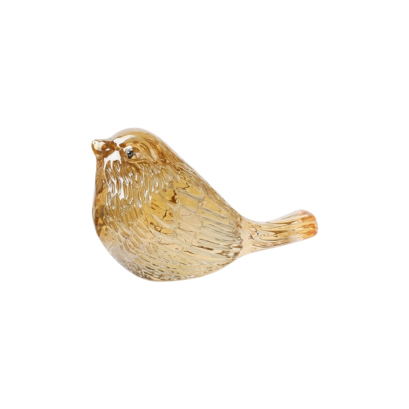 

Crystal Bird Figurine Decorative Sculpture Minimalist Creative Design Tabletop Ornament for Home Office Desk Shelf Display One Size