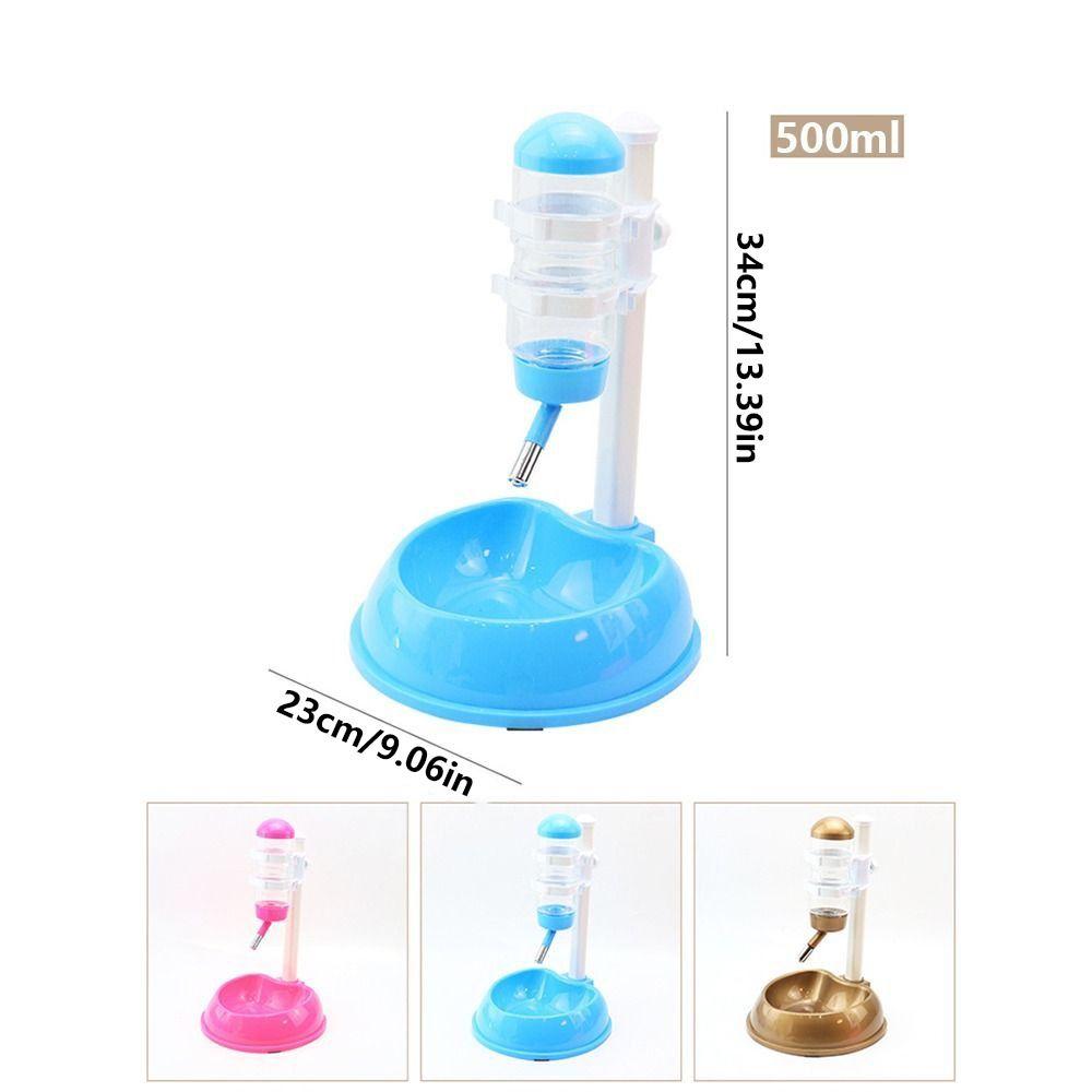 Liftable Automatic Pet Drinker Adjustable Pet Drinking Bottle with Stand  Puppy Supplies