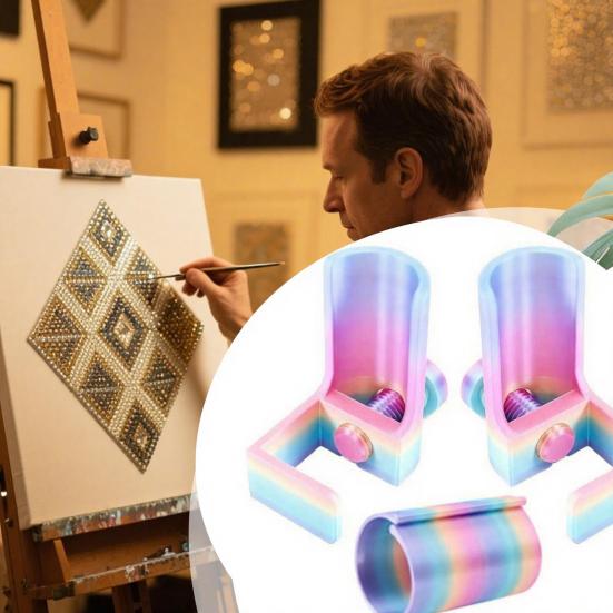 Yousheng 1 Set Diamond Art Canvas Holder 3D Printed Canvas Scroll Kit Adjustable Canvas Scroll Ring Roller for Paint by Number Craft Canvas