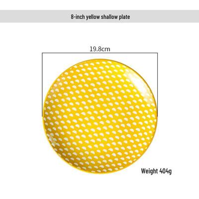 ZISIZ 8-Zoll Japanischer Stil Keramik Essteller